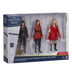 Doctor Who - Pack 3 figurines Companions of the Third & Fourth Doctors 14 cm