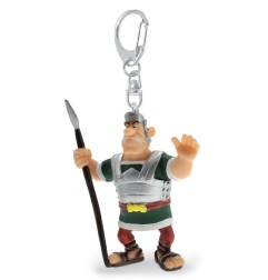 Asterix - Porte-clÃ©s LÃ©gionnaire romain avec sa lance 10 cm