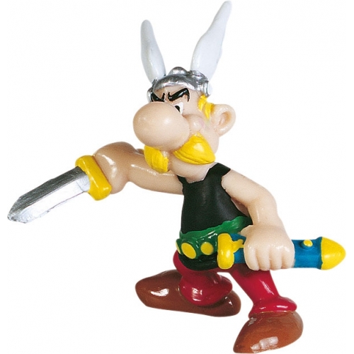 Astérix - Figurine Astérix tenant l' épée 6 cm