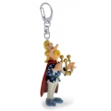 Asterix - Porte-clés Assurancetourix jouant de la lyre 10 cm