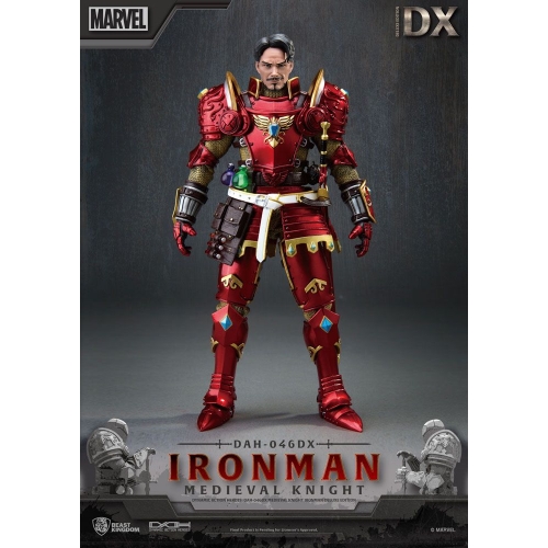 Marvel - Figurine Dynamic Action Heroes 1/9 Medieval Knight Iron Man Deluxe Version 20 cm