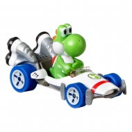 Mario Kart - Véhicule métal Hot Wheels 1/64 Yoshi (B Dasher) 8 cm