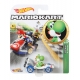 Mario Kart - Véhicule métal Hot Wheels 1/64 Yoshi (B Dasher) 8 cm