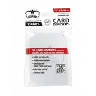 Ultimate Guard - 10 intercalaires pour cartes Card Dividers taille standard Transparent (10)