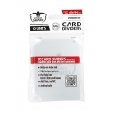 Ultimate Guard - 10 intercalaires pour cartes Card Dividers taille standard Transparent (10)