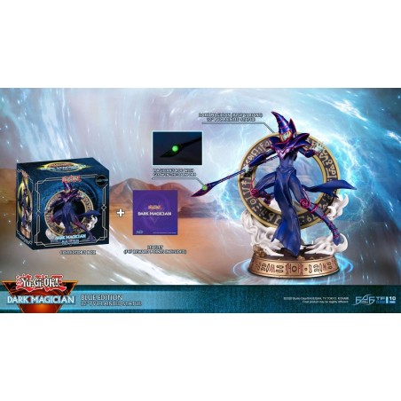 Yu-Gi-Oh - ! - Statuette Dark Magician Blue Version 29 cm