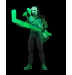 Tortues Ninja - Figurine BST AXN Casey Jones Skull Face Glow-in-the-Dark SDCC Exclusive 13 cm