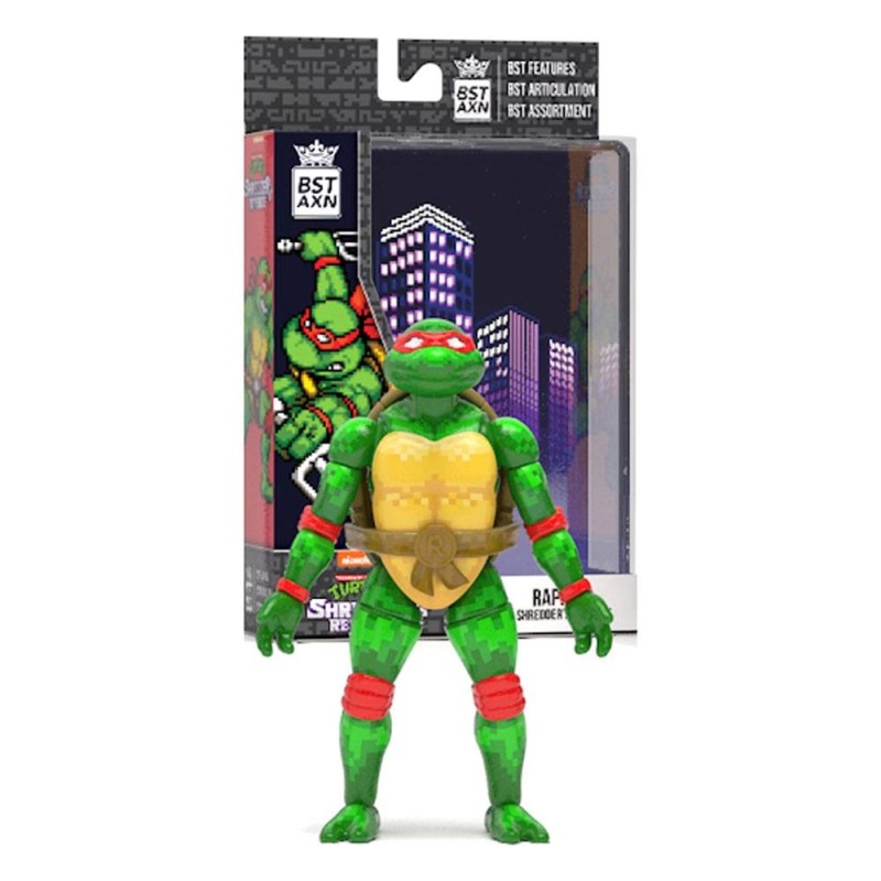 Tortues Ninja - Figurine BST AXN NES 8-Bit Raphael Exclusive 13 cm