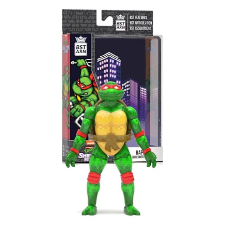 Tortues Ninja - Figurine BST AXN NES 8-Bit Raphael Exclusive 13 cm