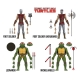 Les Tortues Ninja - Pack 4 figurines BST AXN Mirage Comics Foot Soldiers & Turtles Exclusive 13 cm