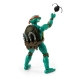 Les Tortues Ninja - Figurine et comic book BST AXN x IDW Michelangelo Exclusive 13 cm