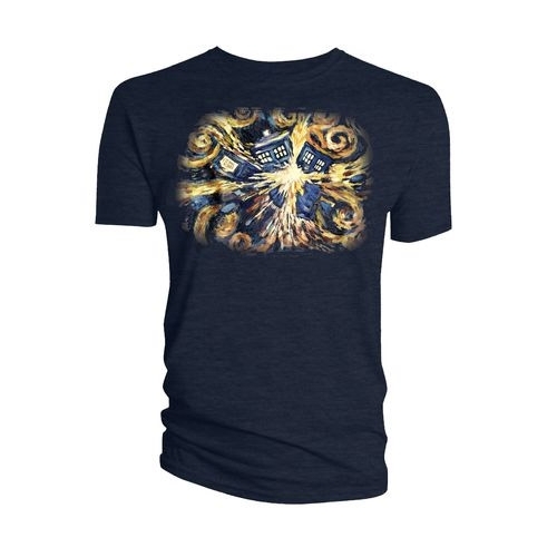 Doctor Who - T-Shirt Van Gogh Exploding TARDIS 