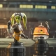 Star Wars Rebels - Pack 2 bustes Hera & Chopper 15 cm