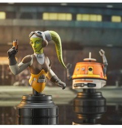 Star Wars Rebels - Pack 2 bustes Hera & Chopper 15 cm