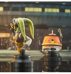 Star Wars Rebels - Pack 2 bustes Hera & Chopper 15 cm