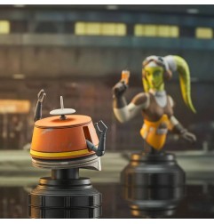 Star Wars Rebels - Pack 2 bustes Hera & Chopper 15 cm
