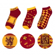 Harry Potter - Pack 3 paires de socquettes Gryffindor