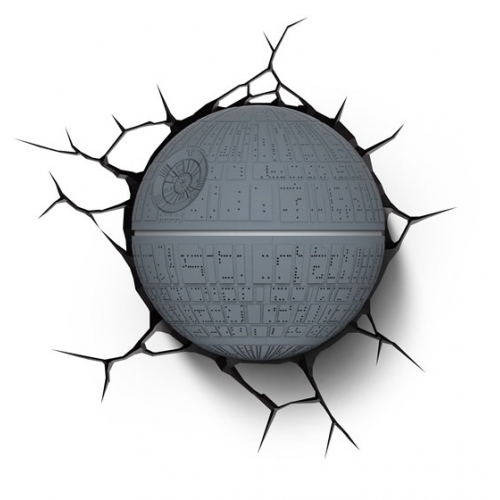 Star Wars - Lampe 3D LED Death Star - Figurine-Discount