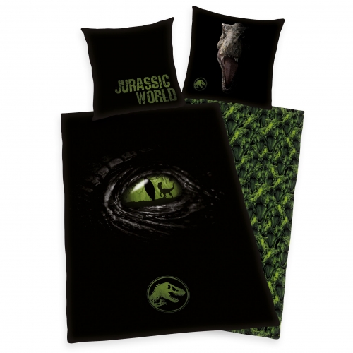 Jurassic World - Parure de lit Velociraptor 135 x 200 cm / 80 x 80 cm