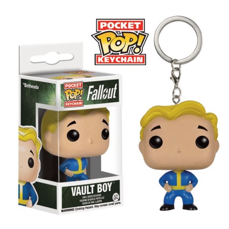 Fallout - Porte-clÃ©s Pocket POP! Vinyl Vault Boy 4 cm