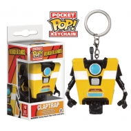 Borderlands - Porte-clés Pocket POP! Claptrap 4 cm