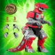 Power Rangers Mighty Morphin - Figurine Ultimates Tyrannosaurus Dinozord 20 cm