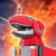 Power Rangers Mighty Morphin - Figurine Ultimates Tyrannosaurus Dinozord 20 cm