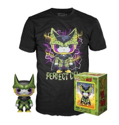 Dragon Ball - Z POP! & Tee set figurine et T-Shirt Perfect Cell 