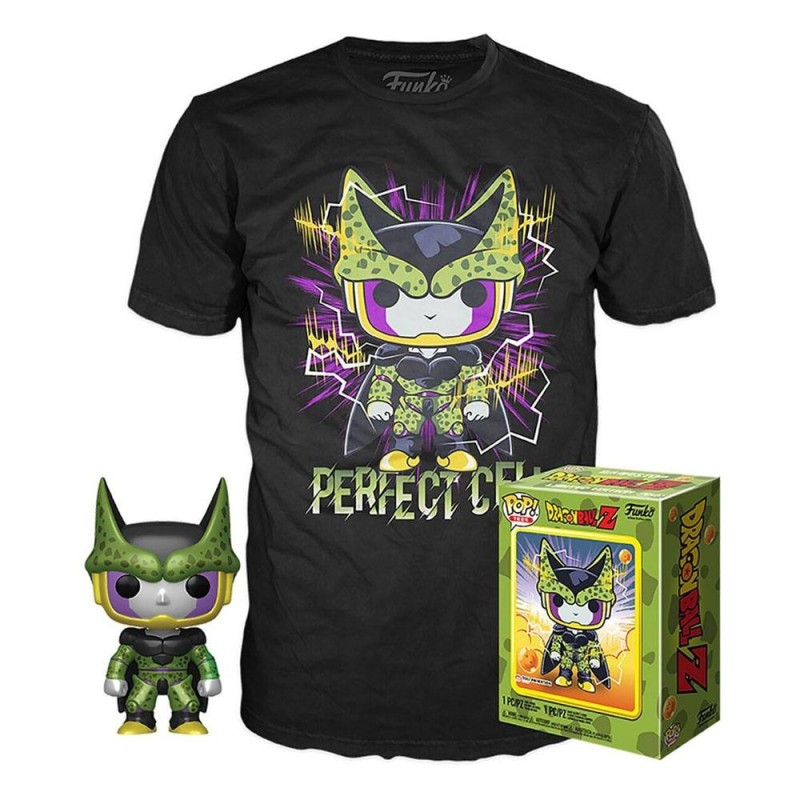 Dragon Ball - Z POP! & Tee set figurine et T-Shirt Perfect Cell 