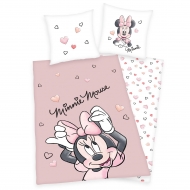 Disney - Parure de lit Minnie Mouse 135 x 200 cm / 80 x 80 cm