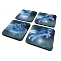 Harry Potter - Pack 4 sous-verres Patronus