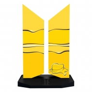 BTS - Statuette Premium BTS Logo: Butter Edition 18 cm