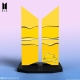 BTS - Statuette Premium BTS Logo: Butter Edition 18 cm