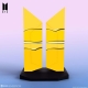 BTS - Statuette Premium BTS Logo: Butter Edition 18 cm